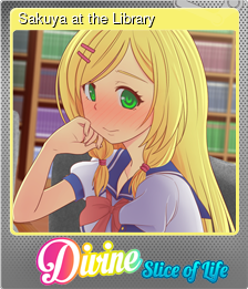 Series 1 - Card 1 of 5 - Sakuya at the Library