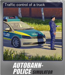Series 1 - Card 4 of 6 - Traffic control of a truck