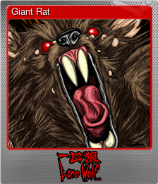 Series 1 - Card 2 of 7 - Giant Rat