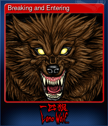 Series 1 - Card 1 of 7 - Breaking and Entering