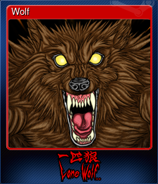 Series 1 - Card 4 of 7 - Wolf