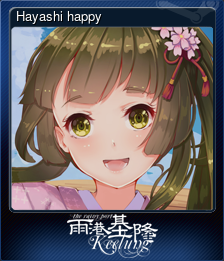 Hayashi happy
