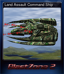 Series 1 - Card 10 of 11 - Land Assault Command Ship