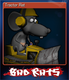 Series 1 - Card 1 of 5 - Tractor Rat