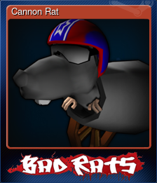 Series 1 - Card 4 of 5 - Cannon Rat
