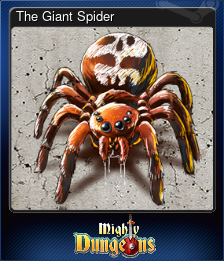 Series 1 - Card 6 of 9 - The Giant Spider