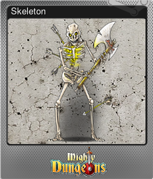 Series 1 - Card 7 of 9 - Skeleton