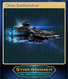 Series 1 - Card 1 of 6 - Triton Battlecruiser