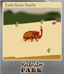 Series 1 - Card 2 of 8 - Earth-Borer Beetle