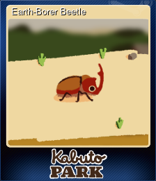 Series 1 - Card 2 of 8 - Earth-Borer Beetle