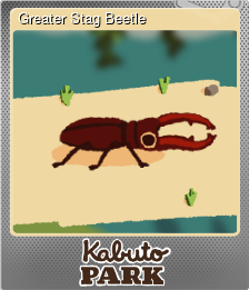 Series 1 - Card 3 of 8 - Greater Stag Beetle