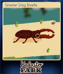 Series 1 - Card 3 of 8 - Greater Stag Beetle