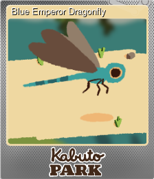 Series 1 - Card 4 of 8 - Blue Emperor Dragonfly
