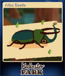 Series 1 - Card 8 of 8 - Atlas Beetle