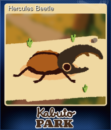 Series 1 - Card 6 of 8 - Hercules Beetle