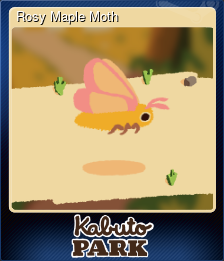 Series 1 - Card 5 of 8 - Rosy Maple Moth