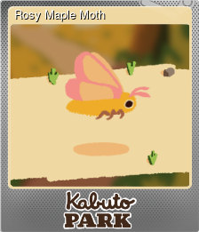 Series 1 - Card 5 of 8 - Rosy Maple Moth