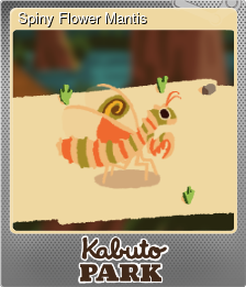 Series 1 - Card 7 of 8 - Spiny Flower Mantis