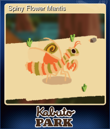 Series 1 - Card 7 of 8 - Spiny Flower Mantis
