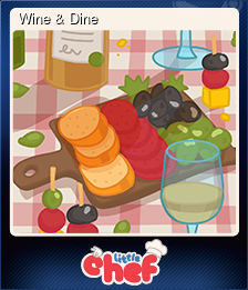 Series 1 - Card 2 of 8 - Wine & Dine