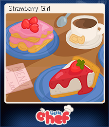 Series 1 - Card 1 of 8 - Strawberry Girl