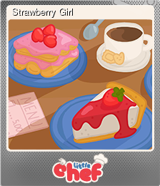Series 1 - Card 1 of 8 - Strawberry Girl