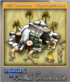 Series 1 - Card 2 of 5 - Wild Creatures - Gigantophitecus