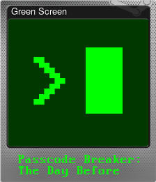 Series 1 - Card 1 of 5 - Green Screen