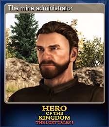 Series 1 - Card 5 of 5 - The mine administrator