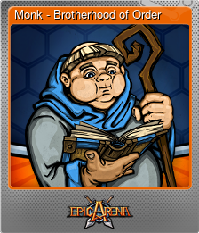 Series 1 - Card 4 of 10 - Monk - Brotherhood of Order