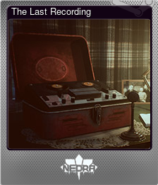 Series 1 - Card 3 of 6 - The Last Recording