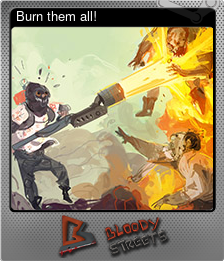 Series 1 - Card 1 of 5 - Burn them all!