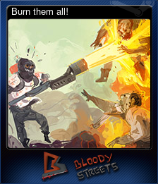 Series 1 - Card 1 of 5 - Burn them all!