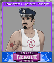 Series 1 - Card 2 of 10 - Flamboyant Superhero Concepts