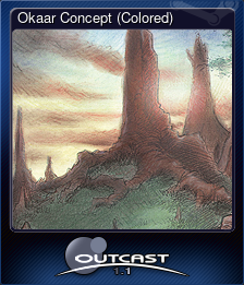 Series 1 - Card 6 of 13 - Okaar Concept (Colored)