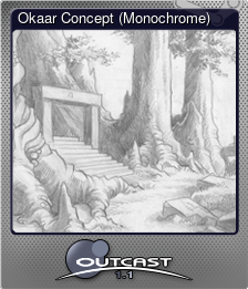 Series 1 - Card 11 of 13 - Okaar Concept (Monochrome)