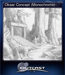 Series 1 - Card 11 of 13 - Okaar Concept (Monochrome)