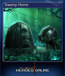 Series 1 - Card 3 of 7 - Swamp Horror