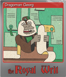 Series 1 - Card 6 of 8 - Dragoman Georg