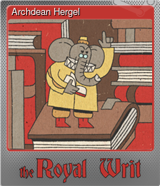 Series 1 - Card 5 of 8 - Archdean Hergel