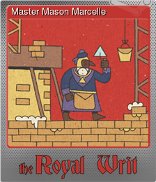 Series 1 - Card 8 of 8 - Master Mason Marcelle