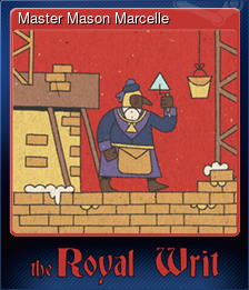Series 1 - Card 8 of 8 - Master Mason Marcelle