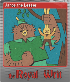 Series 1 - Card 1 of 8 - Janos the Lesser