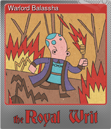 Series 1 - Card 2 of 8 - Warlord Balassha