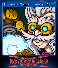 Series 1 - Card 2 of 9 - Professor Norman Farious, Phd.