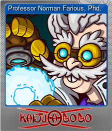 Series 1 - Card 2 of 9 - Professor Norman Farious, Phd.