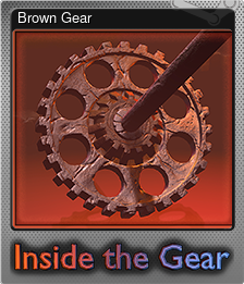 Series 1 - Card 4 of 6 - Brown Gear