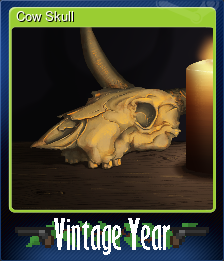 Series 1 - Card 5 of 5 - Cow Skull