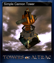 Series 1 - Card 14 of 15 - Simple Cannon Tower