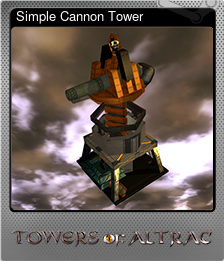 Series 1 - Card 14 of 15 - Simple Cannon Tower